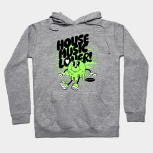 HOUSE MUSIC  - Lover Melting Mascot (green/black) Hoodie